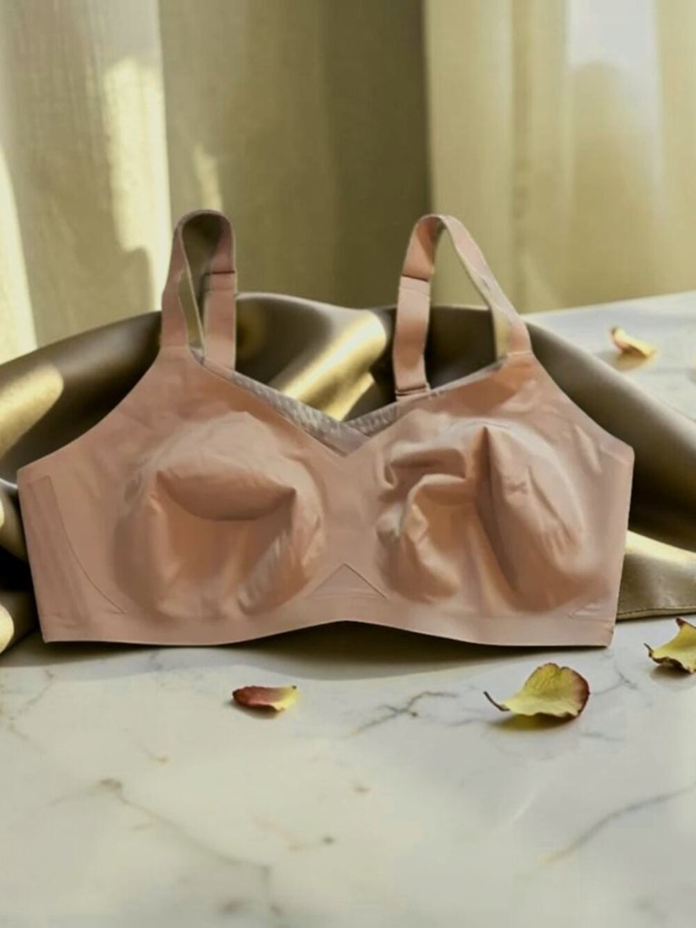 Honeylove Nude Wireless Shaping Bra in Tan
